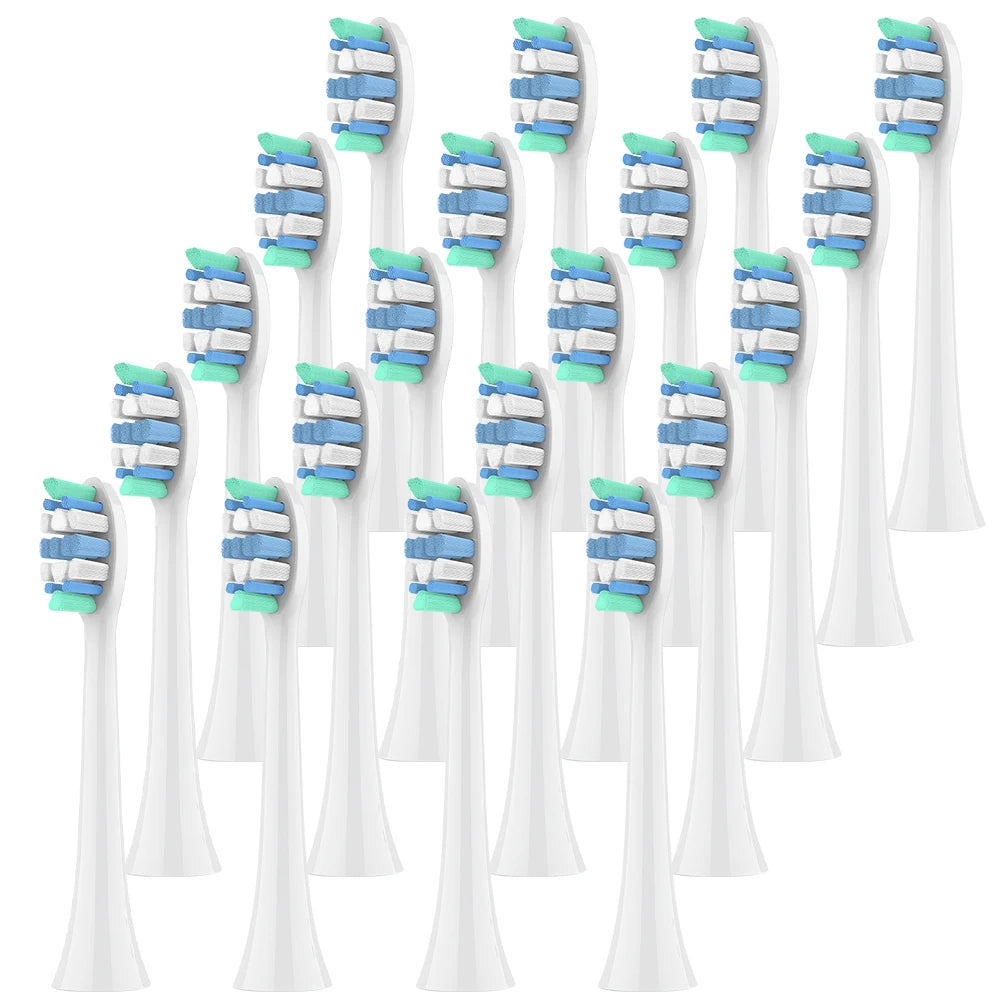 Monthly Replacement Brush Heads for Philips Sonicare – Soft Snap-On (4/12/20 Pack)- 4 Pcs, 8 Pcs, 12 Pcs, 20 Pcs, - ReplixStore