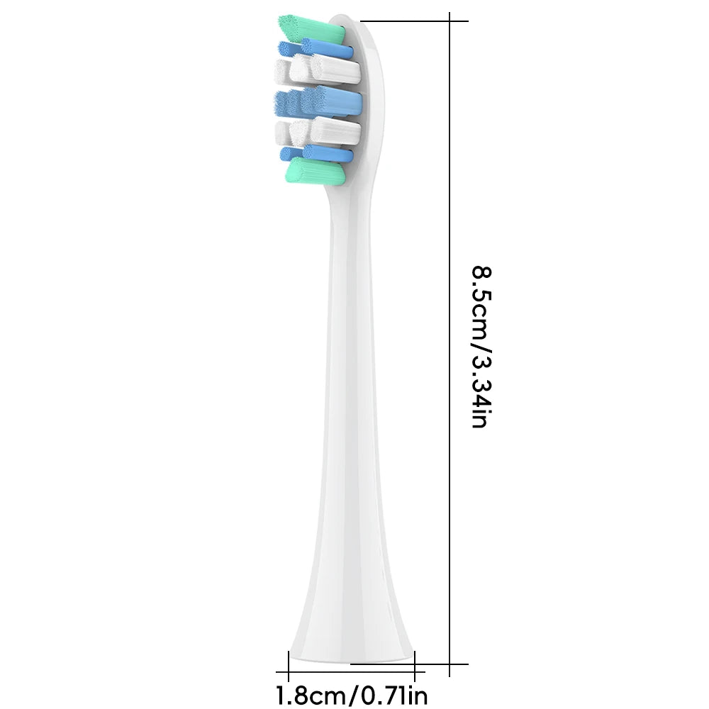 Monthly Replacement Brush Heads for Philips Sonicare – Soft Snap-On (4/12/20 Pack)- 4 Pcs, 8 Pcs, 12 Pcs, 20 Pcs, - ReplixStore