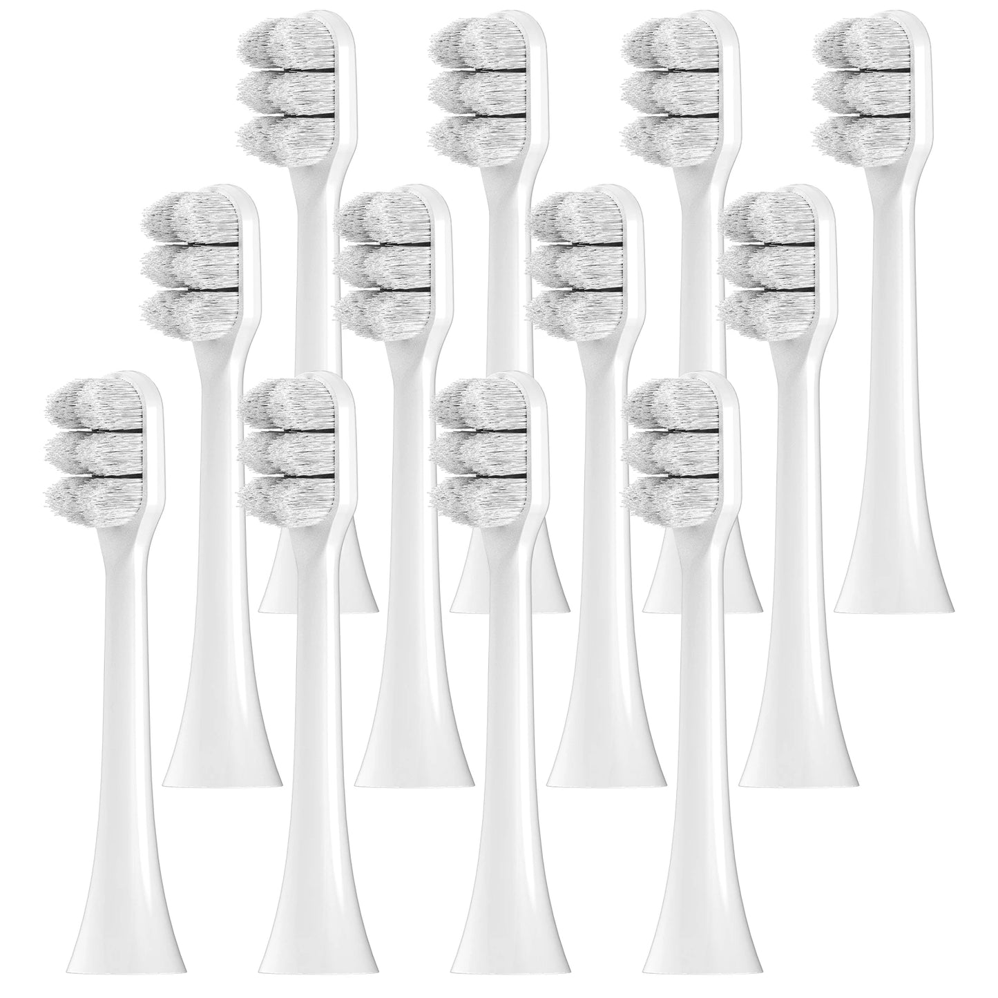 NanoBristle Ultra Soft Toothbrush Heads – Monthly Snap-On Refill for Sonicare-2 Pcs, 4 Pcs, 8 Pcs, 12 Pcs-ReplixStore 